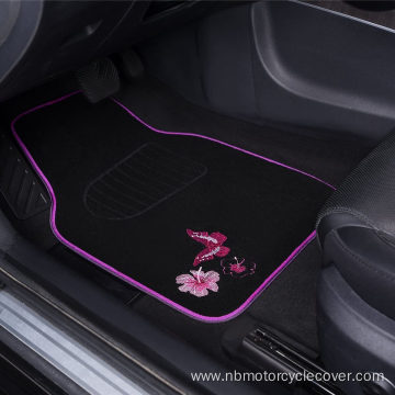 Universal Fit Butterfly and Flower Car Floor Mats